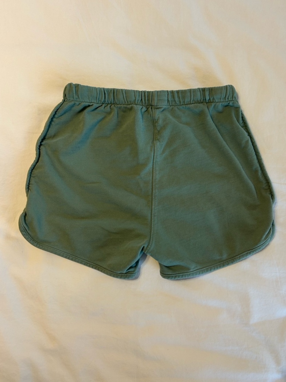 Les Gamins Sage Green Cotton Girls Shorts Size 10/11 - Picture 2 of 4